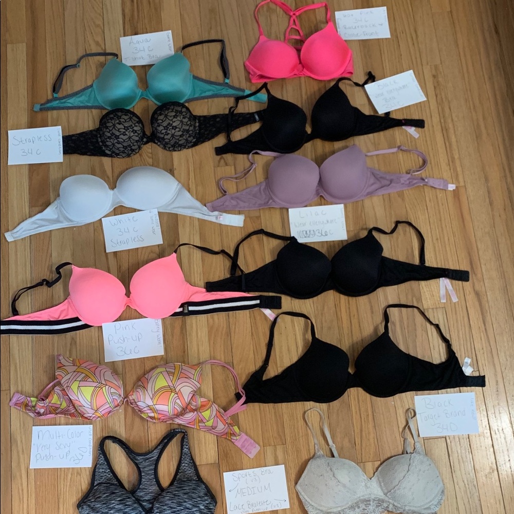 Name brand bras!